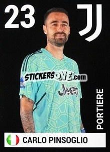 Sticker Carlo Pinsoglio - Juventus 2022-2023
 - Euro Publishing
