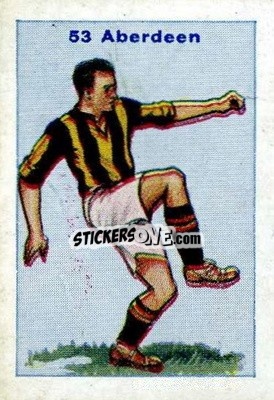 Sticker Aberdeen - Football Team Cards 1934
 - D.C. Thomson