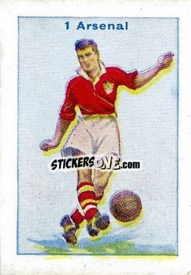 Sticker Arsenal - Football Team Cards 1934
 n. 1 - D.C. Thomson