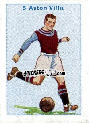 Sticker Aston Villa - Football Team Cards 1934
 n. 5 - D.C. Thomson