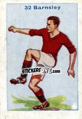 Sticker Barnsley - Football Team Cards 1934
 n. 32 - D.C. Thomson