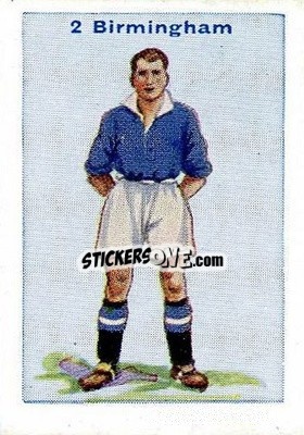 Sticker Birmingham - Football Team Cards 1934
 - D.C. Thomson