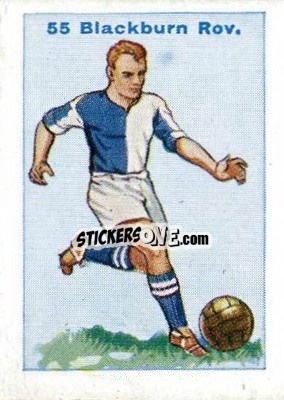 Sticker Blackburn Rovers - Football Team Cards 1934
 n. 55 - D.C. Thomson