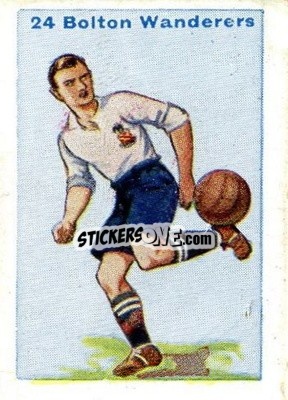 Sticker Bolton Wanderers - Football Team Cards 1934
 - D.C. Thomson