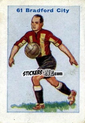 Sticker Bradford City - Football Team Cards 1934
 n. 61 - D.C. Thomson