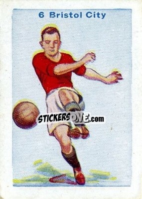 Sticker Bristol City - Football Team Cards 1934
 n. 6 - D.C. Thomson