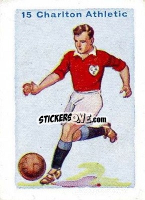Sticker Charlton Athletic - Football Team Cards 1934
 n. 15 - D.C. Thomson