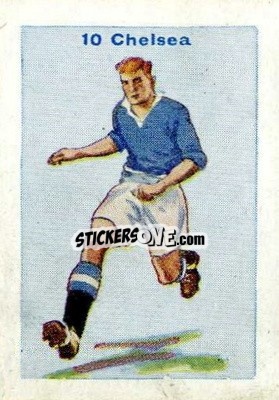 Figurina Chelsea - Football Team Cards 1934
 n. 10 - D.C. Thomson