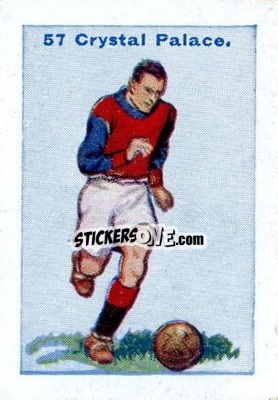 Sticker Crystal Palace - Football Team Cards 1934
 - D.C. Thomson