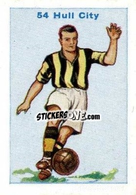 Sticker Hull City - Football Team Cards 1934
 n. 54 - D.C. Thomson
