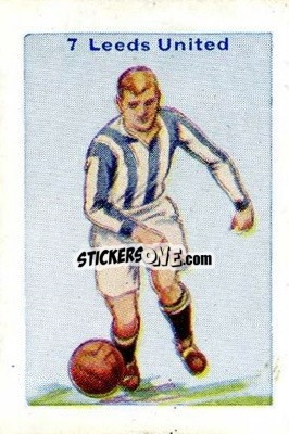 Sticker Leeds United - Football Team Cards 1934
 - D.C. Thomson