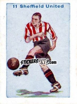 Sticker Sheffield United - Football Team Cards 1934
 - D.C. Thomson