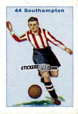 Sticker Southampton - Football Team Cards 1934
 n. 44 - D.C. Thomson