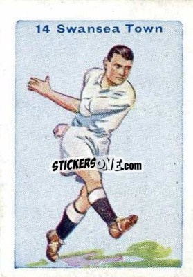 Sticker Swansea Town - Football Team Cards 1934
 - D.C. Thomson