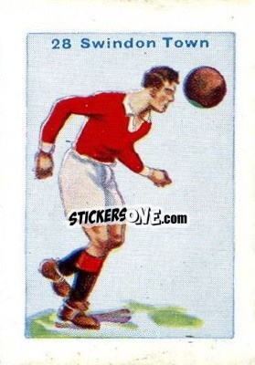 Figurina Swindon Town - Football Team Cards 1934
 n. 28 - D.C. Thomson