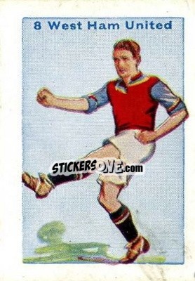 Sticker West Ham United - Football Team Cards 1934
 - D.C. Thomson