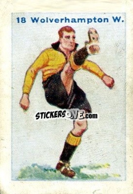 Sticker Wolverhampton Wanderers - Football Team Cards 1934
 - D.C. Thomson