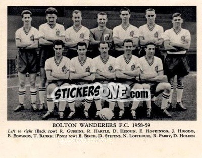 Figurina Bolton Wanderers F.C. - Football Teams 1958-1959
 - Fleetway
