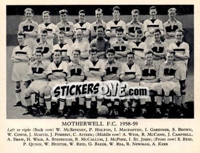 Cromo Motherwell F.C. - Football Teams 1958-1959
 n. 1 - Fleetway
