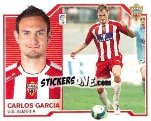 Cromo Carlos García - Liga Spagnola 2007-2008 - Colecciones ESTE