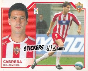 Sticker Cabrera - Liga Spagnola 2007-2008 n. 11 - Colecciones ESTE