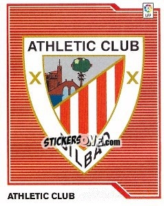 Cromo Escudo ATH.BILBAO - Liga Spagnola 2007-2008 - Colecciones ESTE