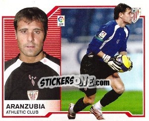 Cromo Aranzubia - Liga Spagnola 2007-2008 n. 33 - Colecciones ESTE