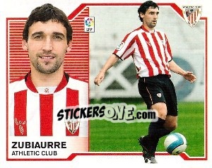 Sticker Zubiaurre - Liga Spagnola 2007-2008 - Colecciones ESTE