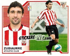 Sticker Zubiaurre - Liga Spagnola 2007-2008 n. 36 - Colecciones ESTE
