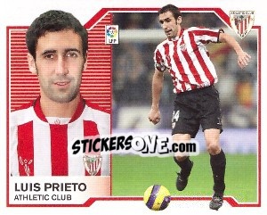 Sticker Luis Prieto - Liga Spagnola 2007-2008 n. 40 - Colecciones ESTE