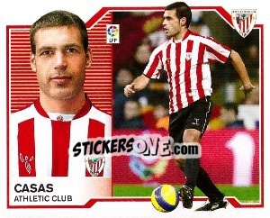 Sticker Casas - Liga Spagnola 2007-2008 - Colecciones ESTE