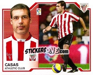 Cromo Casas - Liga Spagnola 2007-2008 n. 41 - Colecciones ESTE