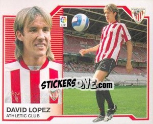 Sticker David López - Liga Spagnola 2007-2008 - Colecciones ESTE
