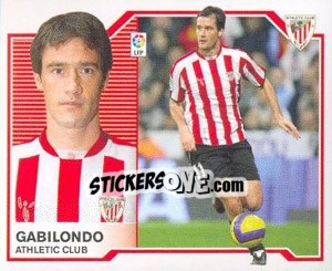 Cromo Gabilondo - Liga Spagnola 2007-2008 - Colecciones ESTE