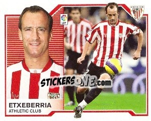Sticker Etxeberria - Liga Spagnola 2007-2008 - Colecciones ESTE