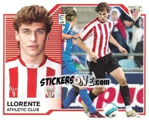 Sticker Fernando Llorente - Liga Spagnola 2007-2008 - Colecciones ESTE