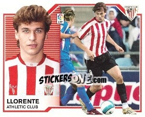 Sticker Fernando Llorente - Liga Spagnola 2007-2008 n. 53 - Colecciones ESTE