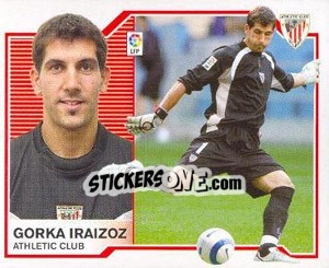 Sticker Gorka Iraizoz (Coloca) - Liga Spagnola 2007-2008 n. 54 - Colecciones ESTE