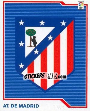 Cromo Escudo AT. MADRID - Liga Spagnola 2007-2008 - Colecciones ESTE