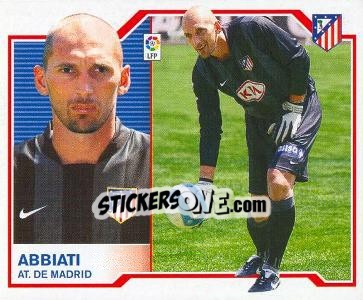 Sticker Christian Abbiati - Liga Spagnola 2007-2008 - Colecciones ESTE
