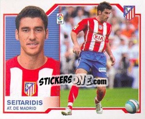 Sticker Seitaridis - Liga Spagnola 2007-2008 n. 65 - Colecciones ESTE