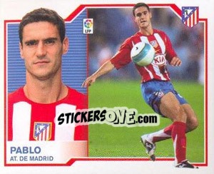 Sticker Pablo - Liga Spagnola 2007-2008 - Colecciones ESTE