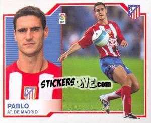 Sticker Pablo - Liga Spagnola 2007-2008 n. 66 - Colecciones ESTE