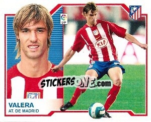 Cromo Valera - Liga Spagnola 2007-2008 - Colecciones ESTE