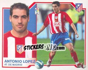 Sticker Antonio López - Liga Spagnola 2007-2008 - Colecciones ESTE