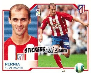 Sticker Pernía - Liga Spagnola 2007-2008 - Colecciones ESTE