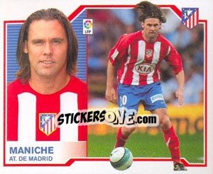 Sticker Maniche - Liga Spagnola 2007-2008 n. 75 - Colecciones ESTE