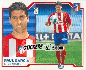 Sticker Raul García - Liga Spagnola 2007-2008 - Colecciones ESTE