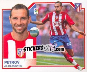 Sticker Martin Petrov - Liga Spagnola 2007-2008 - Colecciones ESTE