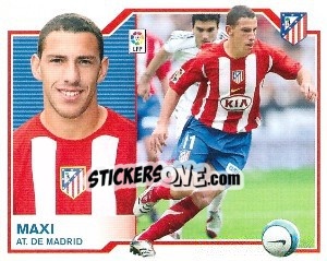 Figurina Maxi Rodríguez - Liga Spagnola 2007-2008 - Colecciones ESTE